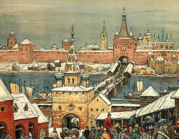 Стожаров Псковский Кремль картина