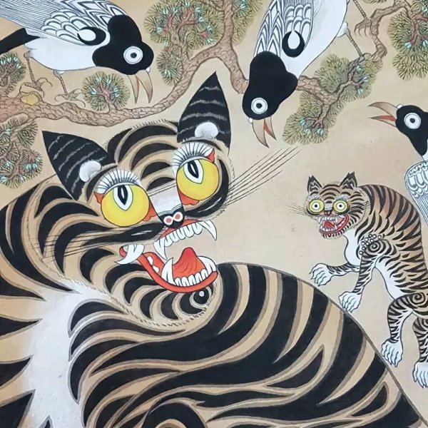 Minhwa живопись утопия корейского народа