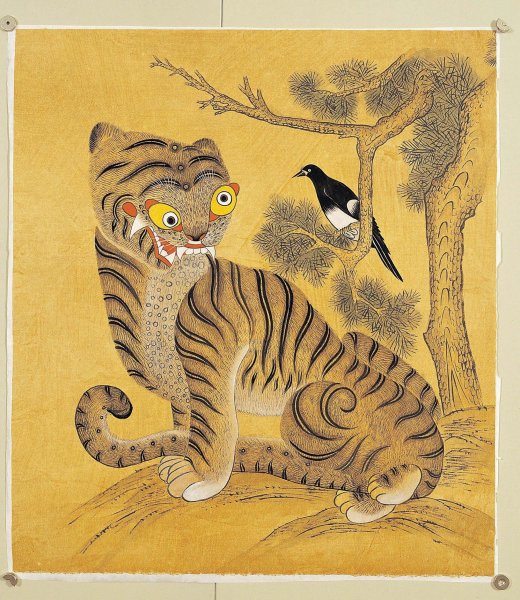 Картина Чжон Сона «пик чхоннё горы Кымган»