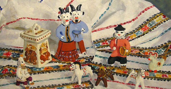 Народное искусство в живописи