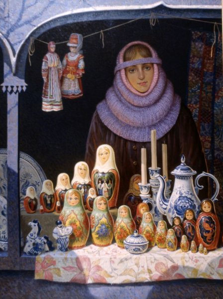 Мария Дмитриева художник матрешки