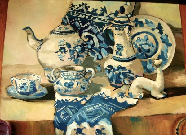 Батаршина натюрморт Гжель