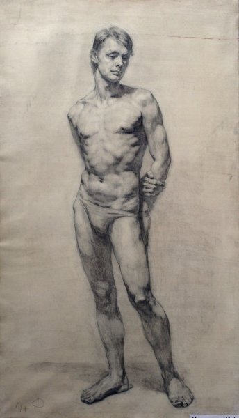 Живопись Академия художеств Репина фигура