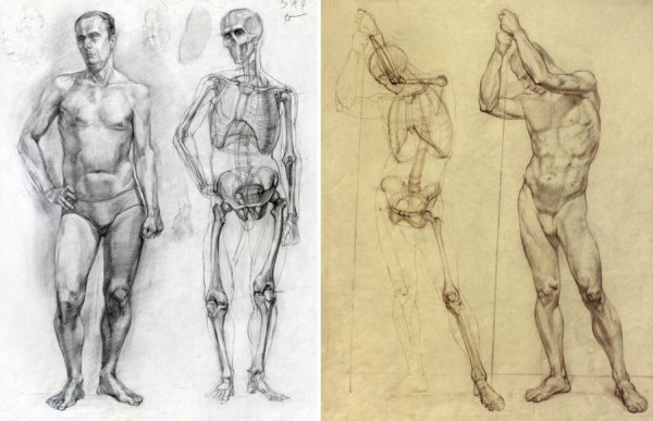 Фигура человека живопись