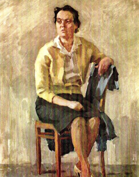 Натурщики Репина 1955