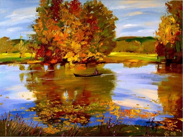 Художник Алексей Спольский картины осени