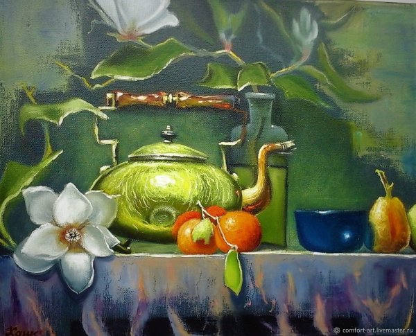 Чайник живопись
