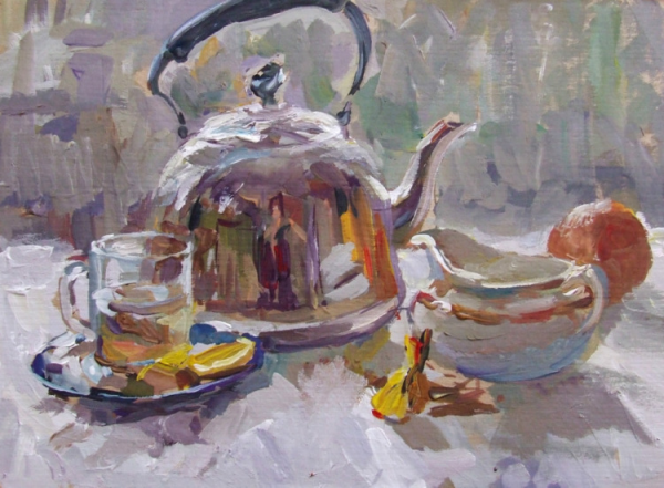 Живопись маслом натюрморт Светлана Родионова