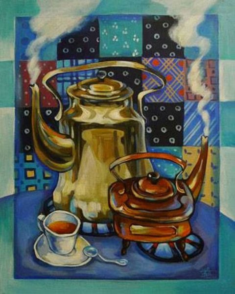 Кира Панина чай живопись