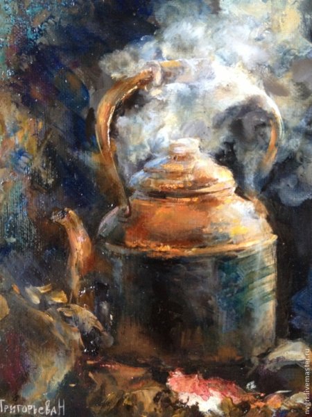Чайник живопись