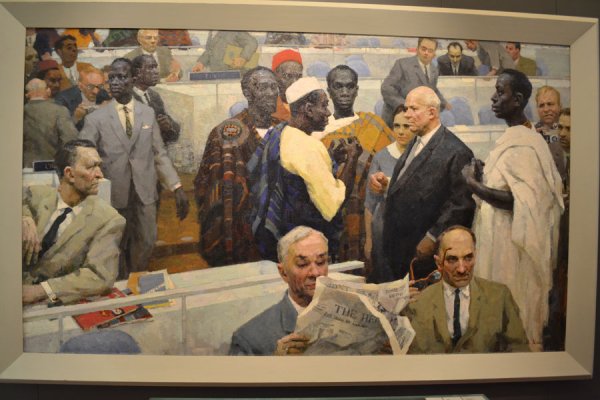 Хрущев портрет Налбандян