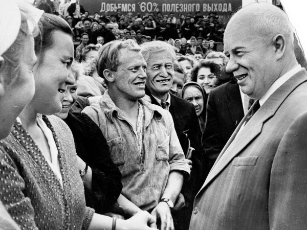 Хрущев и Эйзенхауэр в США 1959