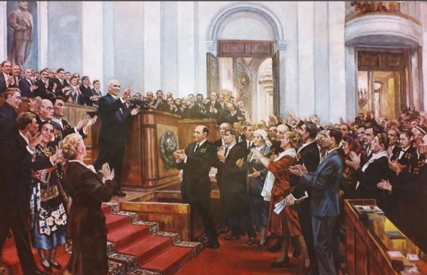 Выставка авангардистов в манеже 1962