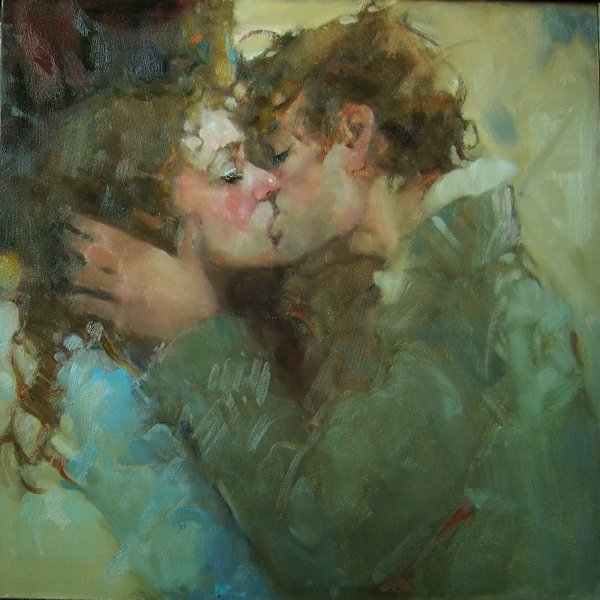 Картина с изображением пары