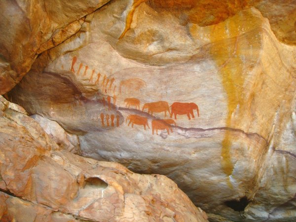 Четыре лошади. (Пещера Шове, Франция).