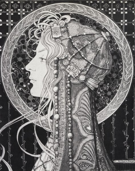 Модерн Альфонс Муха Густав климт