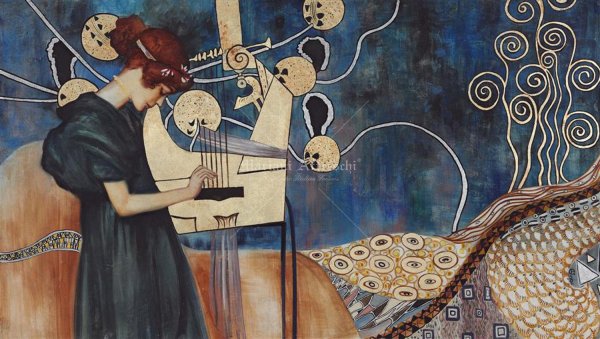 Модерн Альфонс Муха Густав климт