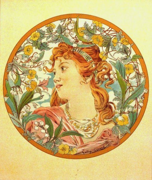 Альфонс Муха the times of the Day