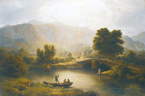 Джон Гловер Речной пейзаж