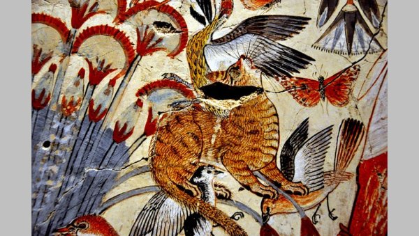 Фауна древнего Египта фрески