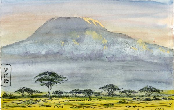 Картины Африка Килиманджаро