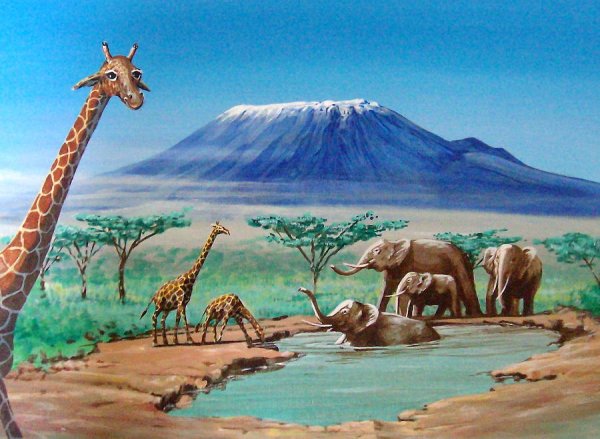 Слоны Килиманджаро