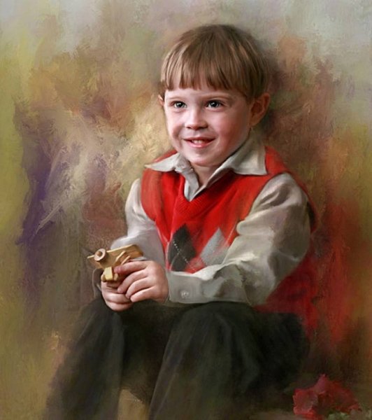 Мальчики в картинах художников
