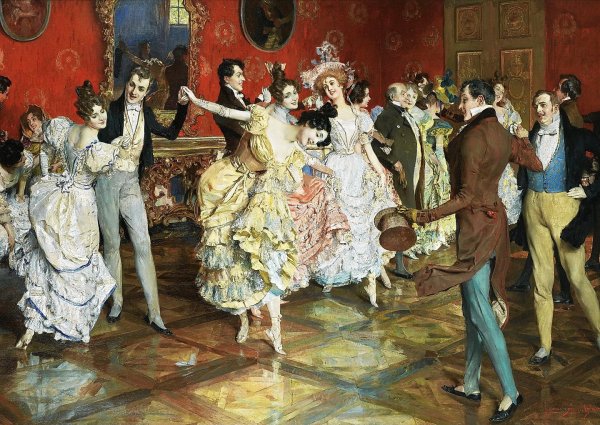 Мазурка на балу 19 века