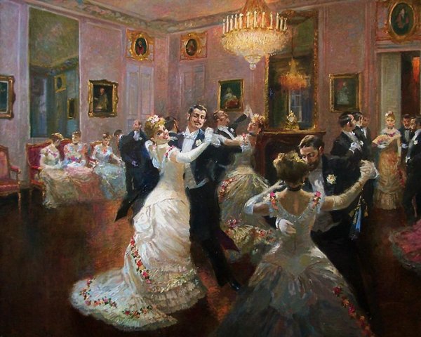 Русский бал 19 века Анна Каренина