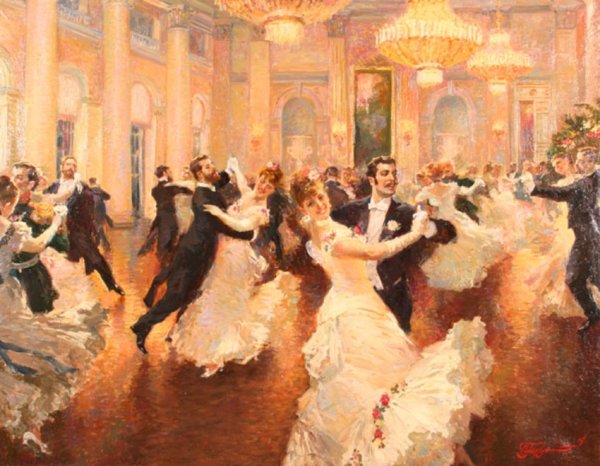 Джеймс Тиссо на балу