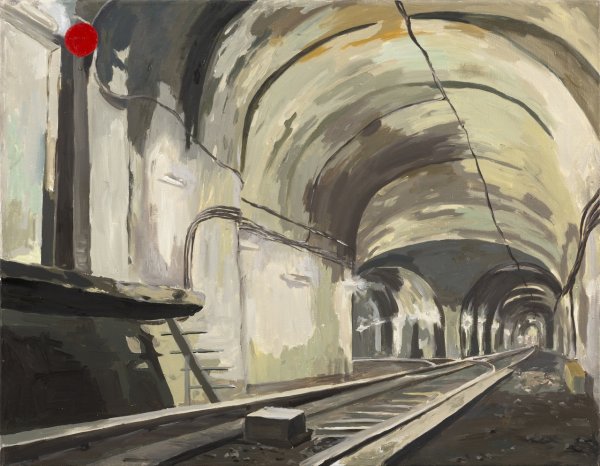 Жилинский Дмитрий Дмитриевич «в вагоне метро» 1957