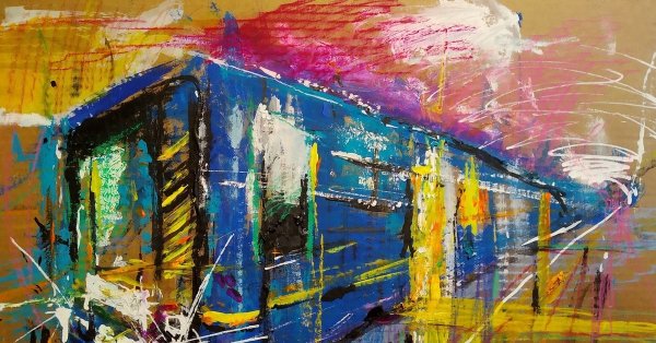 Московское метро в живописи