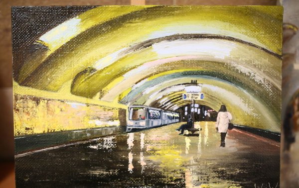 Айзейман Алексей картины метро