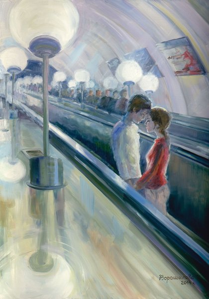 Московский метрополитен живопись