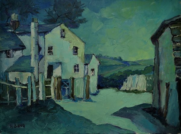 Сумерки живопись