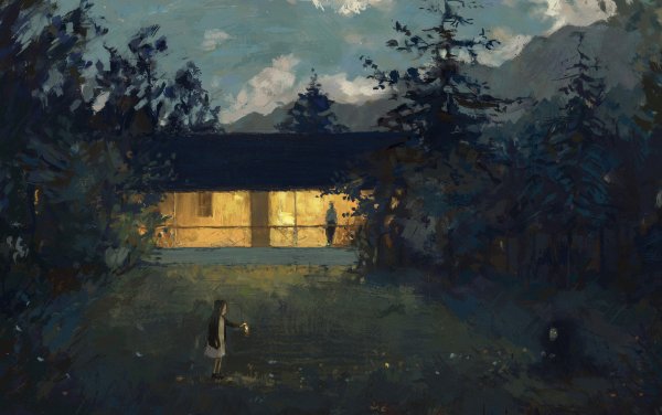 Левитан на даче в Сумерки