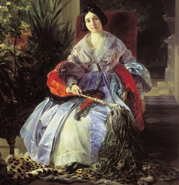 Портрет княгини е п Салтыковой 1841 Брюллов