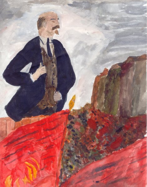 Владимир Мироненко живопись Ленин