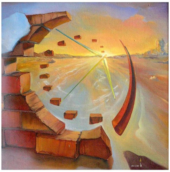 Часы живопись