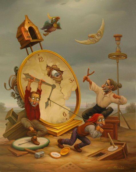 Сюрреалистические часы