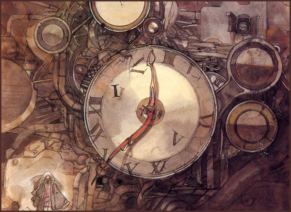 Часы картины художников