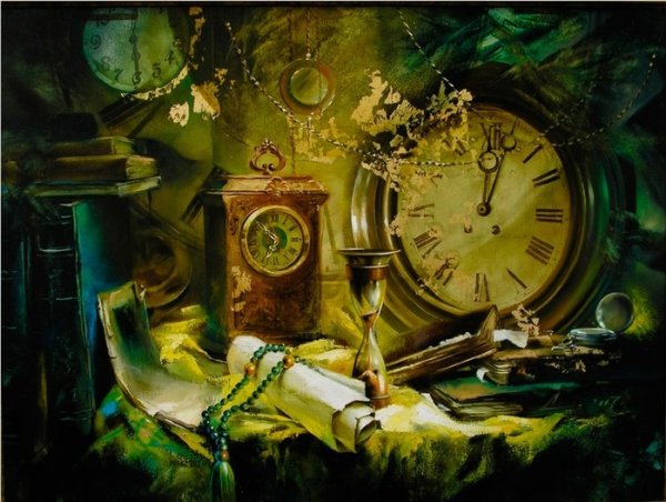 Натюрморт с песочными часами