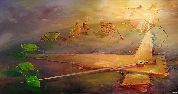 Песочные часы в живописи