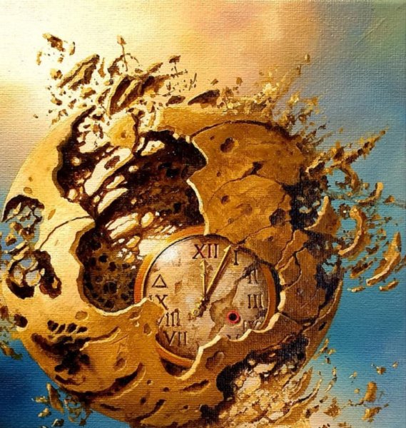 Часы живопись