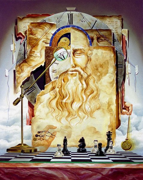 Река времени-живопись