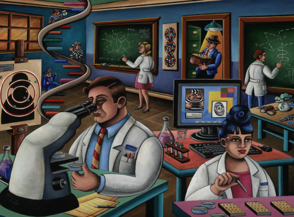 Наука картины художников