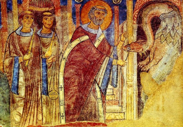 Фрески соборов раннего средневековья