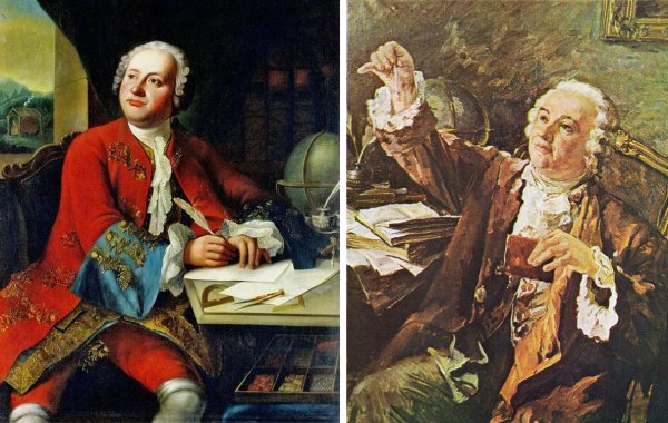 Ломоносов Михаил Васильевич с рыбным обозом