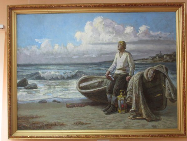 Кившенко Ломоносов и Екатерина