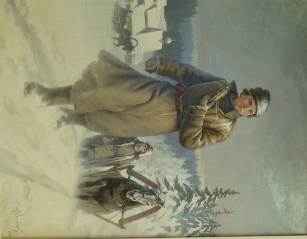 Ломоносов Михаил Васильевич с рыбным обозом